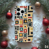 Abstracte Ndebele Geometrie – Levendige Artistieke Case-Mate iPhone Case