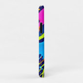 Abstracte Neon Brushstrokes Splash Art Case-Mate iPhone Case (Achterkant/rechts)
