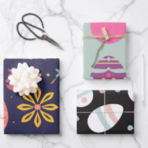 Abstracte Neon Easter Egg Wrap