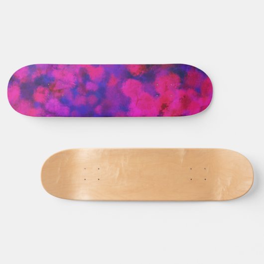 Abstracte Neon Fuzz Skateboard (Horizontaal)