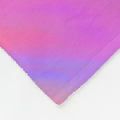 Abstracte Neon Ink Flow Fleece Deken (Hoek)