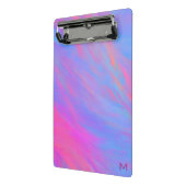 Abstracte Neon Ink Flow Mini Klembord (Angled2)