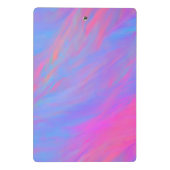 Abstracte Neon Ink Flow Mini Klembord (Achterkant)