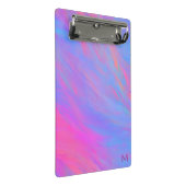 Abstracte neoninktflow mini klembord (Schuin)