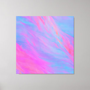 Abstracte neoninktvlucht canvas afdruk