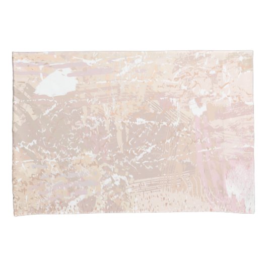 Abstracte neutraal mengsel kussensloop (Voorkant-Rechts)