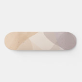 Abstracte neutrale tonen skateboard (Horizontaal)