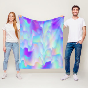 Abstracte noordelijke lichten fleece deken