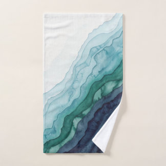 Abstracte Oceaangolven Bad Handdoek