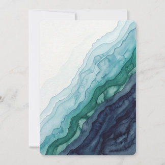 Abstracte Oceaangolven Kaart