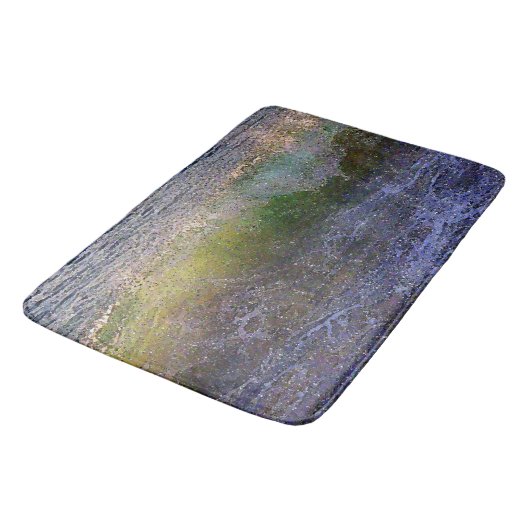 Abstracte Ocean Wave Badmat (Gekanteld)