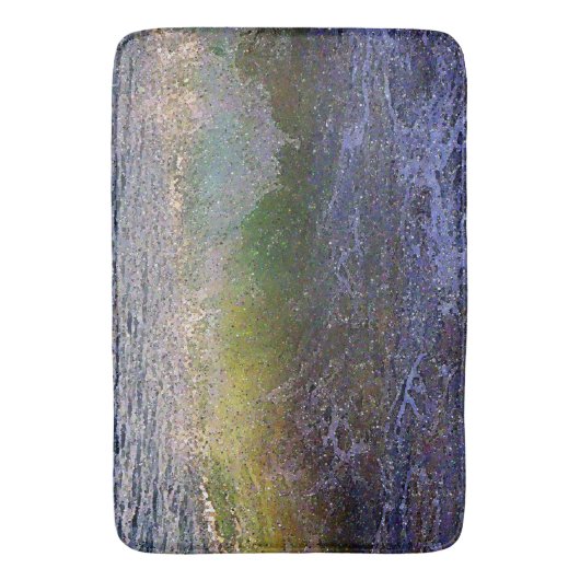 Abstracte Ocean Wave Badmat (Voorkant Verticaal)