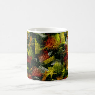 Abstracte olie- en acrylverf 2 magische mok