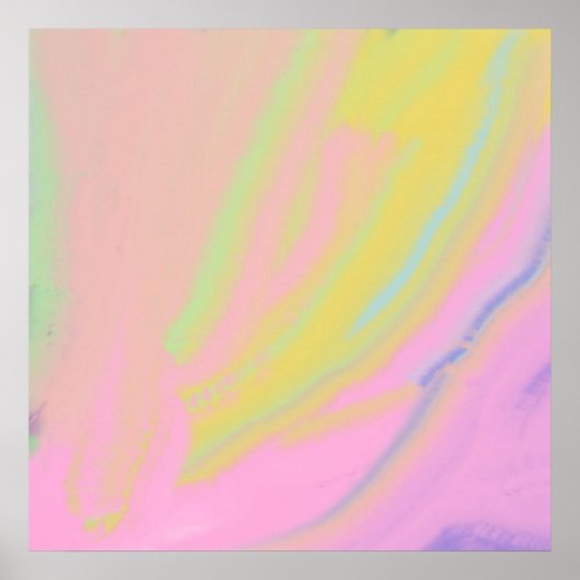 abstracte oliekunst poster (Voorkant)