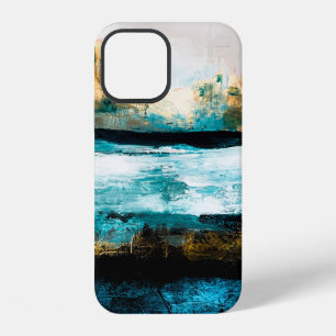 Abstracte oliestextuurachtergrond. Verf op canvas. iPhone 12 Hoesje