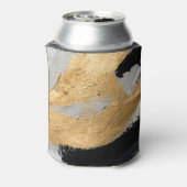 Abstracte olietextuur: Canvaskunst Blikjeskoeler (Blikje Achterkant)