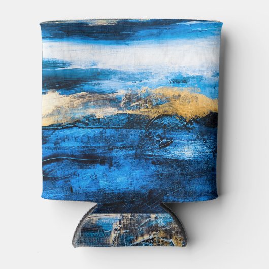 Abstracte olietextuur: moderne kunstachtergrond. blikjeskoeler (Voorkant)