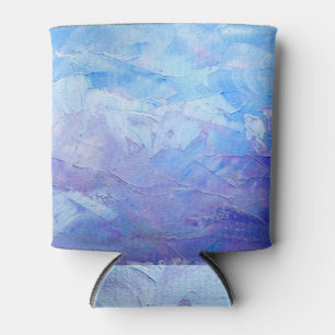 Abstracte olieverf canvas textuur blikjeskoeler