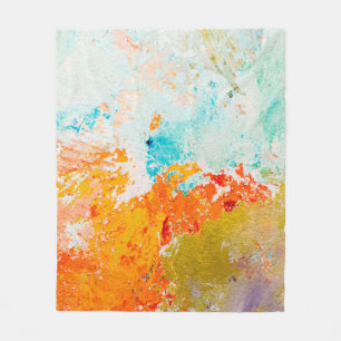 abstracte olieverf op canvas, achtergrond fleece deken