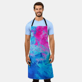 abstracte olieverf op canvas, achtergrond schort (Gedragen)