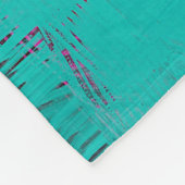 Abstracte olieverfschilderij, expressieve achtergr fleece deken (Hoek)