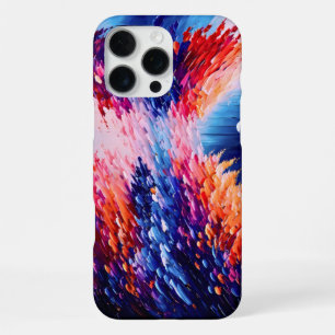 Abstracte olieverfschildering textuur telefoonhoes iPhone 16 pro max hoesje