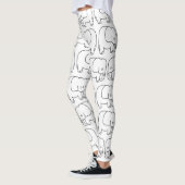 abstracte olifant leggings (Links)