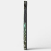 Abstracte Olijfwijze Groen Grijs Fractal Art Fanta Case-Mate iPhone Case (Achterkant / Links)