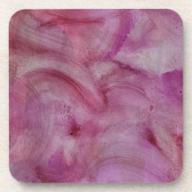 Abstracte onderzetters - Zachte roze draaikolk