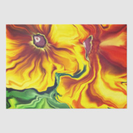 Abstracte ontkoppeling van Floral Shabby Chic Tissuepapier