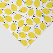 Abstracte ontkoppeling van het fruitpatroon Lemon Tissuepapier (Detail)