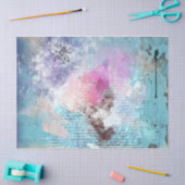 Abstracte ontkoppelingspagina-achtergrond verven tissuepapier (Craft)