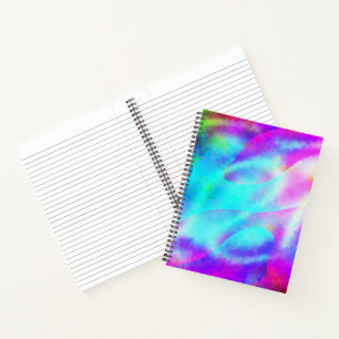 Abstracte ontwerp van regenboogstrook notitieboek