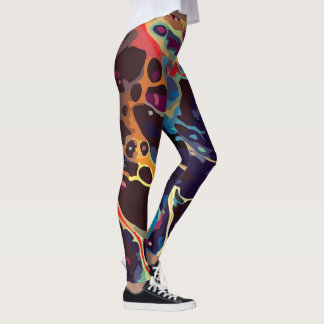 abstracte ontwerppatronen leggings