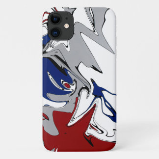 Abstracte ontwerptelefoonbehuizing iPhone 11 hoesje