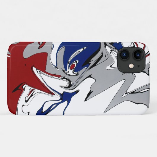 Abstracte ontwerptelefoonbehuizing Case-Mate iPhone case (Achterkant (horizontaal))