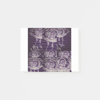 Abstracte oog post-it® notes