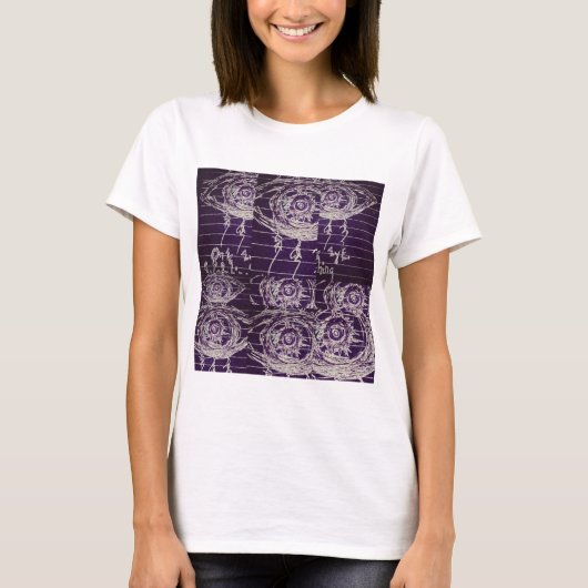Abstracte oog t-shirt (Voorkant)