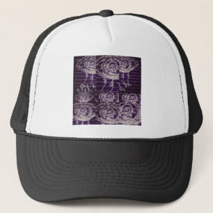 Abstracte oog trucker pet