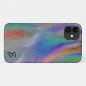 Abstracte Opal gepersonaliseerde telefoonhoes Case-Mate iPhone Case (Achterkant (horizontaal))