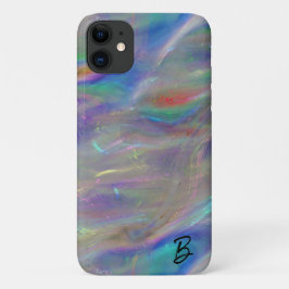 Abstracte Opal gepersonaliseerde telefoonhoes iPhone 11 Hoesje
