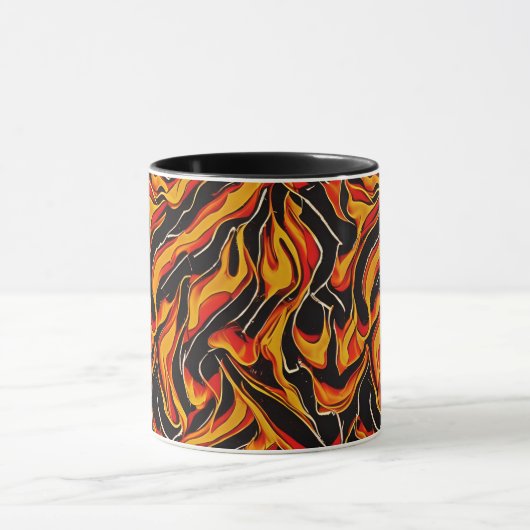 Abstracte open haard Mok (Midden)