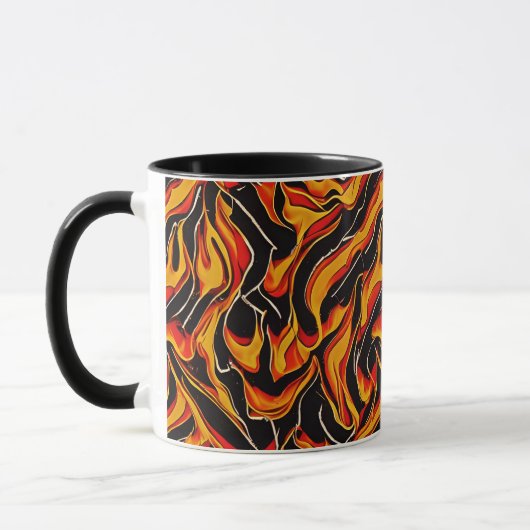 Abstracte open haard Mok (Links)