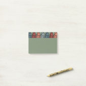 Abstracte openingen post-it® notes (Op bureau)