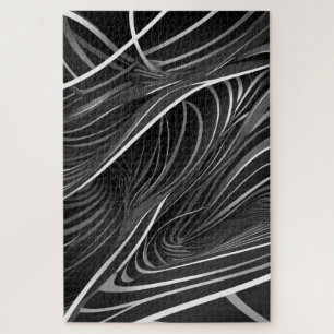 Abstracte optische illusie legpuzzel