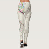 Abstracte optische illusie Trippy Leggings (Achterkant)