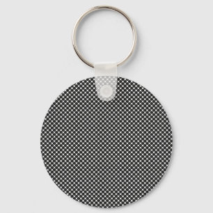 Abstracte optische stippen sleutelhanger