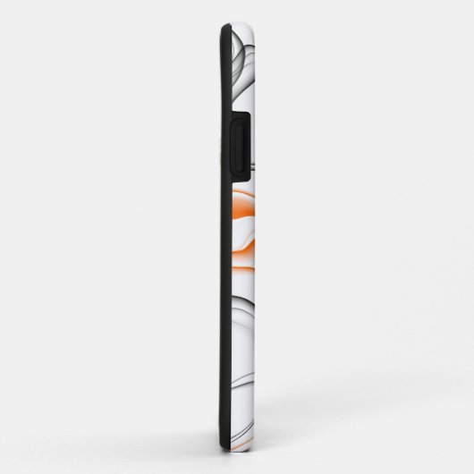 Abstracte Oranje golven Case-Mate iPhone Case (Achterkant/rechts)