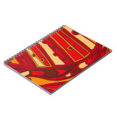 Abstracte Oranje panelen Notitieboek (Linkerzijde)