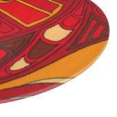 Abstracte Oranje panelen Snijplank (Hoek)